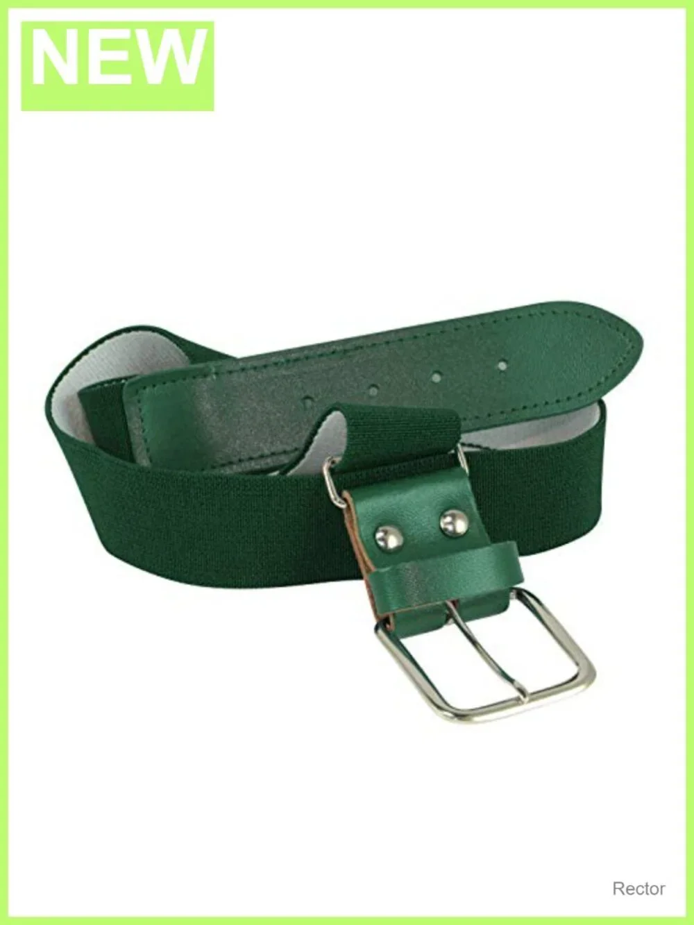TCK Elastic Baseball Softball Belt Youth Adult Adjustable Leather Tab